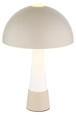 Produktbild von LED Tischleuchte, Metall, Sand, Glas, Kippschalter, E27, H 36,5 cm