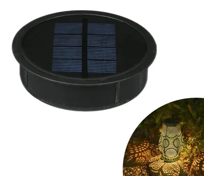 Produktbild von Solarmodul, polykristallin - 1,2 Volt - 8,1 x 8,1 x 2,4 cm - Tragbar, flexibel