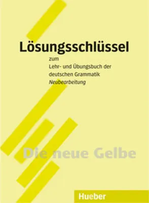 Produktbild von Lehr- und Übungsbuch der deutschen Grammatik. Lösungsschlüssel. Neubearbeitung