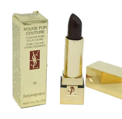 Obrázek produktu pro Yves Saint Laurent Rouge Pur Couture Pure Colour Lippenstift 18 Noir Laque