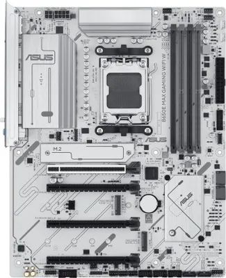 Zdjęcie produktu dla ASUS B650E MAX GAMING WIFI W, AMD, Gniazdo AM5, AMD Ryzen 7000 Series, AMD Ryzen 8000 Series, AMD Ryzen 9000 Series, Gniazdo AM5, DDR5-SDRAM, 256 GB