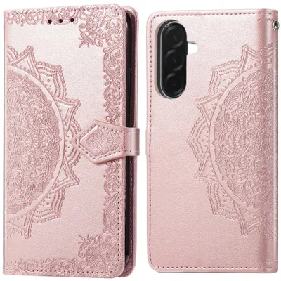 Imagen del producto de Funda libro Mandala para Samsung Galaxy A57 (5G) - Oro rosado