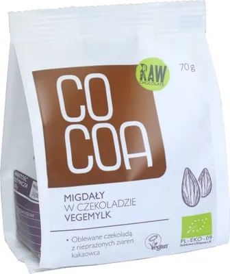 Produktbild von CoCoa Vegemilk Schokoladenüberzogene Mandeln 70 g