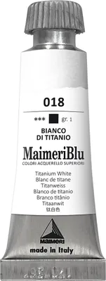 Immagine prodotto di Maimeri Blu Acquerello Bianco Titanio 018 12 ml 1 pz