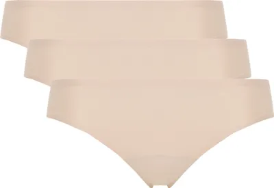 Zdjęcie produktu dla Majtki damskie Chantelle, 3-pak - SoftStretch, bezszwowe, niewidoczne, jeden rozmiar 36-44 Beige One Size