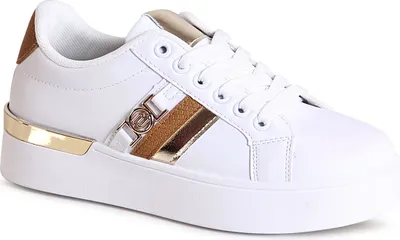 Produktbild von topschuhe24 2747 Damen Sneaker Skater Turnschuhe , Farbe:Braun, Größe:38 EU