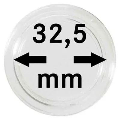 Produktbild von Lindner 2250325P Münzkapseln 32,5 mm-10er Pack