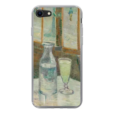 Produktbild von MuchoWow® Handyhülle Schutzhülle Hülle für iPhone 8 Couchtisch mit Absinth - Vincent van Gogh Silikon Softcase Handy Hülle - Schutzhaube