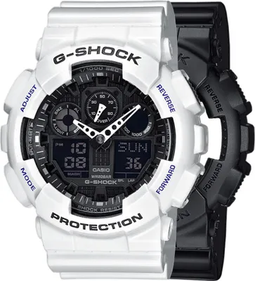 Zdjęcie produktu dla Zegarek Casio G-Shock SET GA-100-1A1ER + BEZEL 10347600 + PASEK 10347710 20BAR