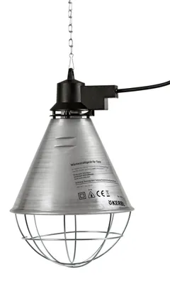 Produktbild von Kerbl 22280 Infrarot-Wärmestrahlgerät, Wärmelampe Infrarotlampe Stalllampe