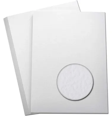 Zdjęcie produktu dla Papier gramatury 250gsm, 50 arkuszy formatu A4, biały, idealny do kreatywnych projektów