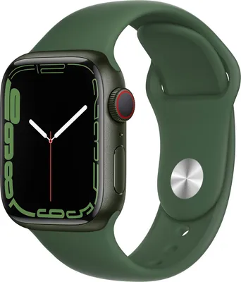 Obrázek produktu pro Apple MKHT3FD/A Apple Watch S7 Alu 41mm Green (Bracelet Clover) LTE iOS