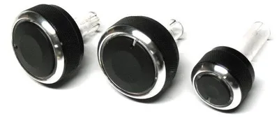 Produktbild von Alu Chrom Dreh Schalter Heizung Klima AC für VW Golf 4 Bora Lupo Passat Polo 6N