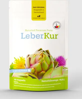 Produktbild von Naturhof Leberkur Premium Forte Kapseln 60 St