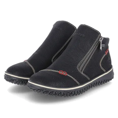 Produktbild von Rieker Wildebuk Damenschuhe Stiefeletten Reißverschluss Schwarz Freizeit, Schuhgröße:36 EU
