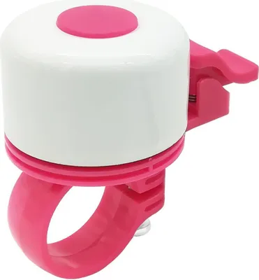 Produktbild von Miniglocke | Weiß-Pink | Fahrrad Klingel Kinder MTB Trekking Citybike Stahl Fahrradklingel Mini Bell