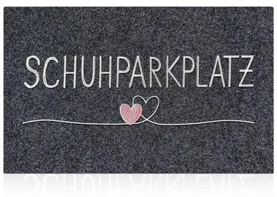 Productafbeelding van Antislip deurmat, 70 x 45 cm, grijs, geschikt voor binnen- en buitengebruik