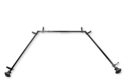 Produktbild von Rod Desyne Moyat Gardinenstange für Erkerfenster, 50,8–91,4 cm, 96,5–182,9 cm, S