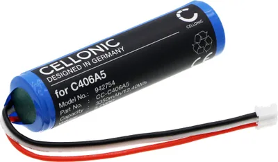 Image de CELLONIC 1x Batterie pour Enceinte Compatible avec Marshall Willen, C406A5 - (3350mAh , 3.7V)