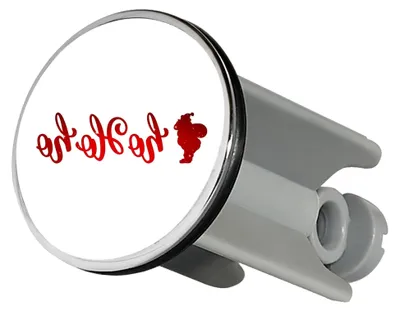 Produktbild von Waschbeckenstöpsel Santa Claus Ho Ho Ho 4cm für Abflussstopfen