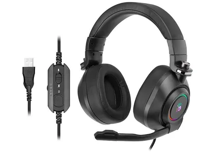 Produktbild von BLOODY G580, Kabelgebunden, 20 - 20000 Hz, Gaming, Kopfhörer, Schwarz