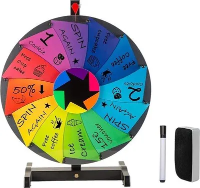 Produktbild von Famanu Glücksrad - Interaktives Spiel - 48 cm Durchmesser