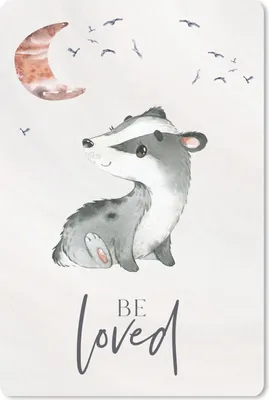Produktbild von MuchoWow® Mauspad Mousepad Zitate - Geliebt werden - Sprichwörter - Kind - Jungen - Mädchen - Aquarell 18x27 cm - Mousepads - Maus Mat - Pad - Mausunterlage