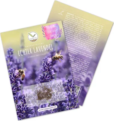 Produktbild von 900x Lavendel Samen mit hoher Keimrate - Vielseitig einsetzbare Heilpflanze & ideal für Bienen und Schmetterlinge (inkl. GRATIS eBook)