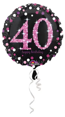 Produktbild von Amscan 3378601, Spielzeugballon, Folie, Pink, Rund, 5 Stück(e)
