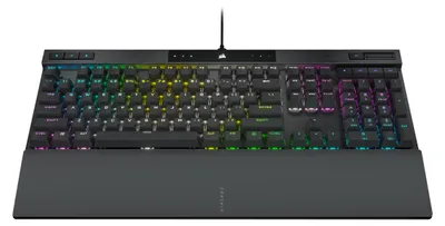 Productafbeelding van Corsair K70 RGB PRO, Kabel, USB, Mechanische schakelaar, QWERTZ-indeling, RGB LED-verlichting, Zwart