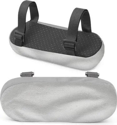 Obrázek produktu pro INF Ergonomická podložka na područky židle, opěra pro lokty z paměťové pěny Šedá