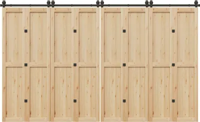 Immagine prodotto di vidaXL Set di ferramenta per porte scorrevoli 366 cm acciaio nero