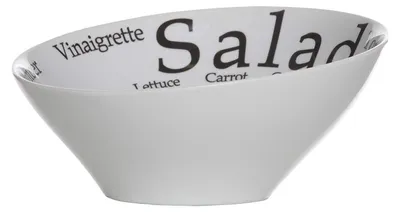 Porzellanschüssel "Salade" 19 cm, mikrowellen- & ofengeeignet