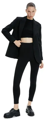 Productafbeelding van Koton Dames Basic Leggings, hoge taille, elastische tailleband