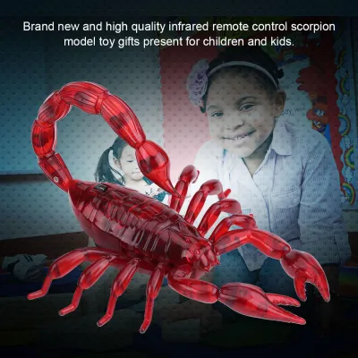 Imagen del producto de Control remoto infrarrojo, juguete modelo de escorpión, animal controlado por radiofrecuencia, regalo de Navidad para niños
