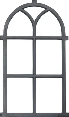 Produktbild von Stallfenster Fenster Scheunenfenster Eisen grau Eisenfenster 98cm Antik-Stil
