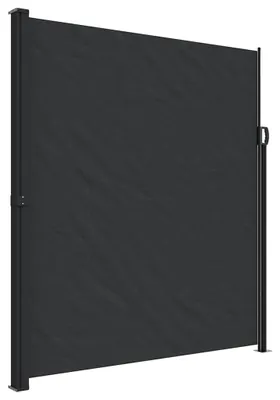 Produktbild von vidaXL Seitenmarkise Ausziehbar Schwarz 220x300 cm