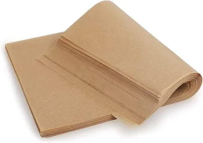 Immagine prodotto di Carta da cucina, a doppia faccia, siliconata, riciclabile, resistente al forno, 100 fogli, 25 x 35 cm, marrone