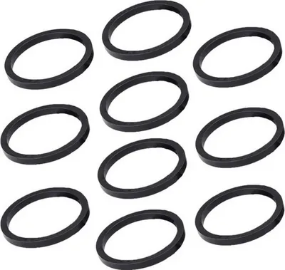 Produktbild von Deda Abstandshalter Für Steuerrohr 1 1/8 Zoll 10 Einheiten Schwarz 5 mm Schwarz 5 mm