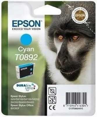 Produktbild von Epson DURABrite Ultra Ink T 089 Tintenpatrone cyan        T 0892