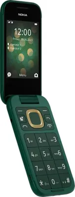 Obrázok produktu pre Nokia 2660 Flip, Flip, Dual SIM, 7,11 cm (2.8"), 0,3 MP, 1450 mAh, Zelená