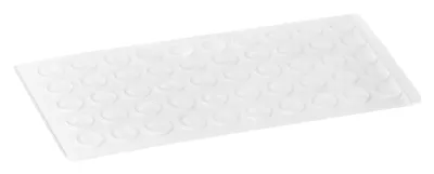 Produktbild von haggiy Elastikpuffer selbstklebend - halbkugelförmig, transp. Ø 7 mm | Höhe: 1,5 mm (50 Stk.)