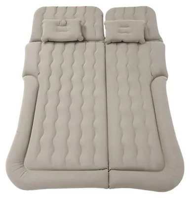 Produktbild von Aufblasbares Auto-Bett - Luftmatratze für SUV/Geländewagen - 1,74×1,26 m - Tragkraft 300 kg - Beflocktes PVC - Elektrische Luftpumpe - Grau