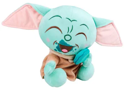 Produktbild von Simba Toys plush Star Wars Grogu mit Macaroon, 25cm