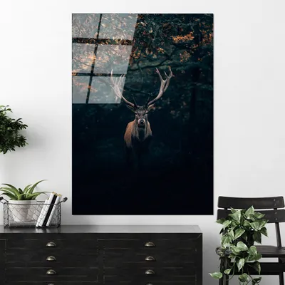 Produktbild von Wallity, UV-157 70 x 100, Dekorative Malerei aus gehärtetem Glas, 100 % gehärtetes Glas, Mehrfarbig, 70 x 100 cm