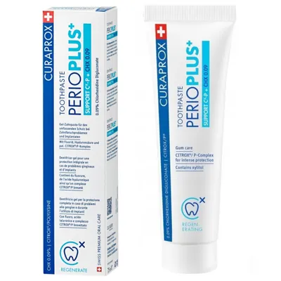 Zdjęcie produktu dla CURAPROX Perio Plus Support Pasta do zębów z 0,09% CHX i CITROX 75ml