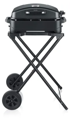 Produktbild von Severin Stand- & Tischgrill, Elektrogrill 2300W, 10 Min Aufheizzeit, Keramikbeschichtung, bis 230°C, Deckel mit Thermometer, 45x30 cm, PG 8598