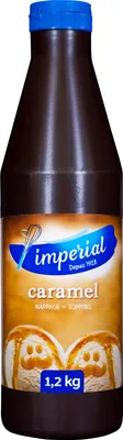 Image de Sauce caramel pour glaces et desserts, 1,2 kg