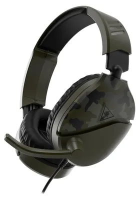Produktbild von Turtle Beach Recon 70 Camo Green Gaming-Headset für Xbox Serie X|S, Xbox One, PS5, PS4, PC, Kabelgebunden, Gaming, 20 - 20000 Hz, 485,3 g, Kopfhörer, Schwarz, Grün