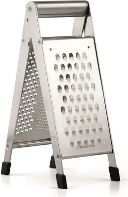 Produktbild von WEIS Klappreibe mit 3 ultrascharfen Reibflächen Edelstahl